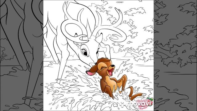 Красивая раскраска (Disney) смотреть онлайн