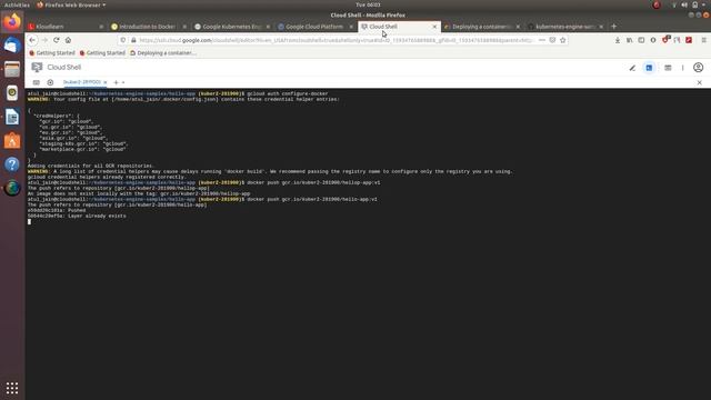 Deploy Kubernetes WebApp in Google Kubernetes Engine Cluster