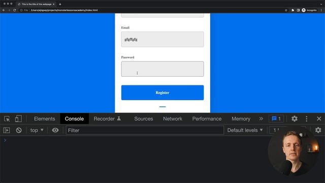 JS Form Validation |  Javascript Input Validation for Beginners
