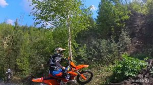 #KTM перевернулся на райдера. Эндуро в Товарково.