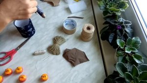 Оберег домовёнок своими руками. Быстро и просто.