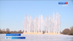 ГТРК СЛАВИЯ Подрывы льда и ледокол на Мсте 06.03.24