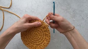 Модная сумка-торба крючком. Из полиэфирного шнура. Мастер-Класс