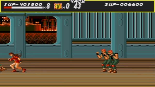 Блейз Филдинг - прохождение игры улицы ярости 1 ( street of rage 1 ) - высший уровень сложности.avi