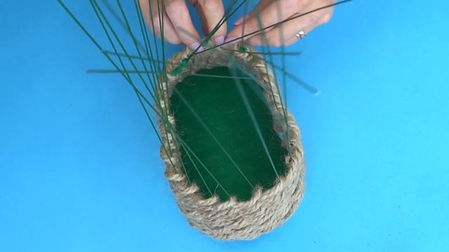 КРАСОТА из ДЖУТА своими руками / Jute craft idea
