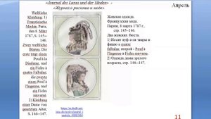 АК Немецкие модные журналы конца XVIII - первой трети XIX вв.