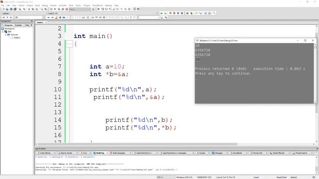 Язык си с нуля | #14 Указатели в си. смотреть онлайн
