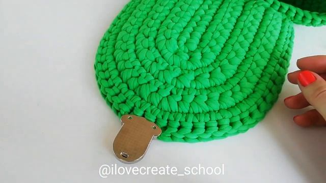 Как установить замок на сумку из трикотажной пряжи смотреть онлайн