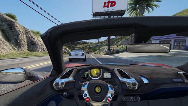 Test Drive Ferrari 488 Mansory SIRACUSA 4XX / Échappement Capristo - NVE GTA 5 смотреть онлайн