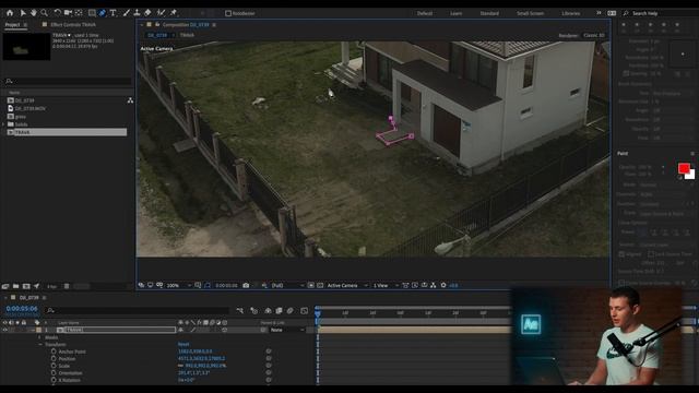 Анализ и монтаж ВИДЕО с дрона в After Effects. Как избавиться от объектов в кадре и 3d TRACKING. смотреть онлайн