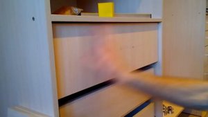 Как установить фасады на выдвижной ящик шкафа, тумбы. Мебель своими руками