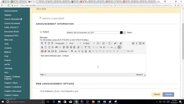 Tanes Kanchanawanchai CSC202 LinkedList VS ArrayList Midterm Test review