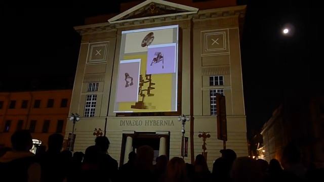 Световые эффекты на театре Гиберния. смотреть онлайн