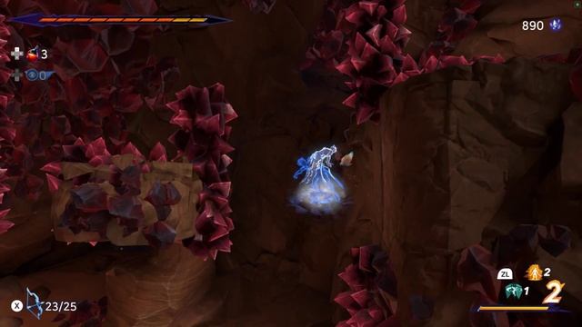 Prince_of_Persia The_Lost_Crown 033 영원의 모래 구덩이 이단 점프로 길 찾기