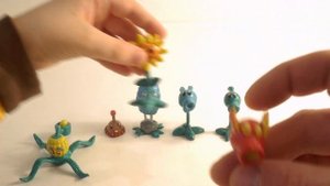Растения против зомби,фигурки из пластилина.