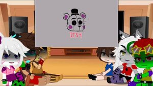 FNAF security breach react to THE AFTONS || lazy || gacha