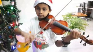 Christmas songs | wish you a merry christmas | happy new year | violin cover by Ananthajeeth Syamji