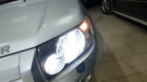 Land Rover Freelander. Замена штатных биксеноновых линз на BI-LED двухчиповые без разбора фар.