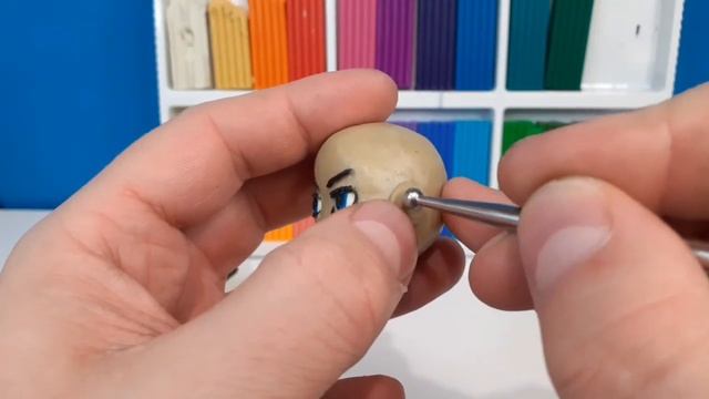Как слепить Уэнсдэй Венсдей анимэ куклу из пластилина _ почти в стиле Геншин Импакт _ Семейка Адамс