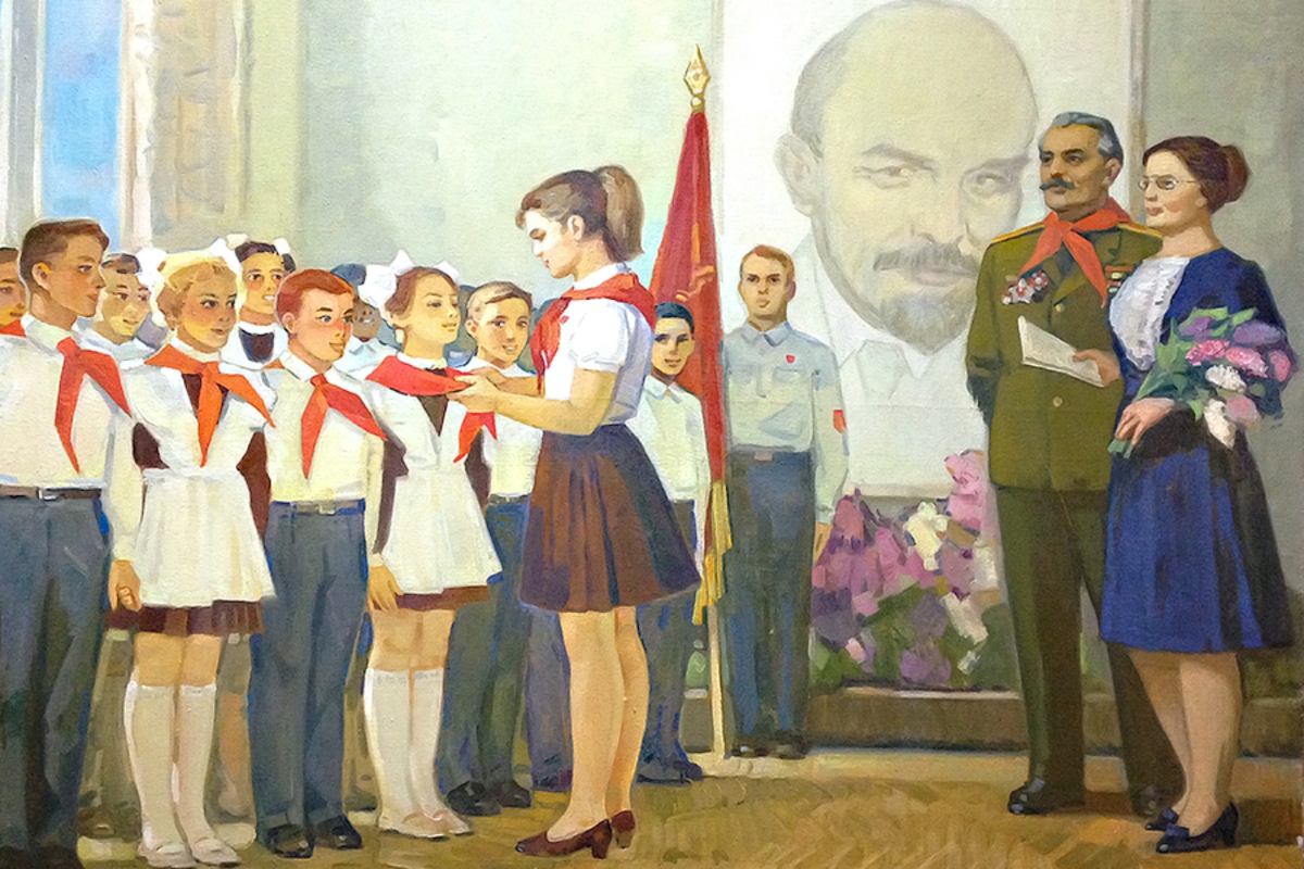 Пионеры в школе СССР