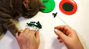 Бисероплетение. Мастер класс.   Ёлка из пайеток и бисера.   Дерево из бисера. Пошаговый МК