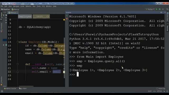Python Web | Introduction To Flask SQLAlchemy | CRUD Operations смотреть онлайн