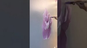 Роспись стен «Пионы»