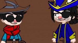 гимн джентельменов удачи. учавствуют слепой пью, Билли Бонс и на фоне джимм Хопкинс.