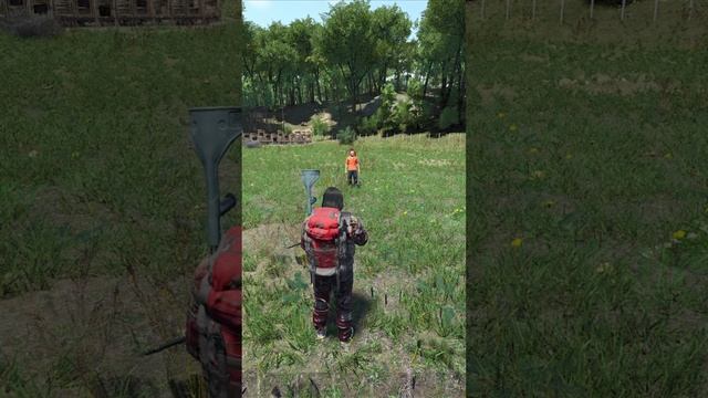 ПРИКОЛ В SCUM 2024 К НАМ ПРИБЕЖАЛ ИГРОК РЖАЧ И УГАР #survival  #scum  #приколы