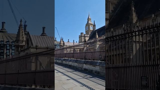 Лондон. Центр. Биг Бен. London. Center.  Big Ben.