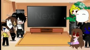 Creepypasta react to Afton family ~(Gacha Club)~ Read Desk! (the video are not mine) My AU