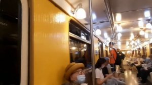 Москва. Поездка на Ретропоезде "Сокольники" в метро