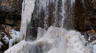 Зимняя прогулка к Университетскому водопаду по хребту Азиш-Тау, горная Адыгея