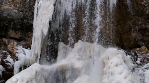 Зимняя прогулка к Университетскому водопаду по хребту Азиш-Тау, горная Адыгея