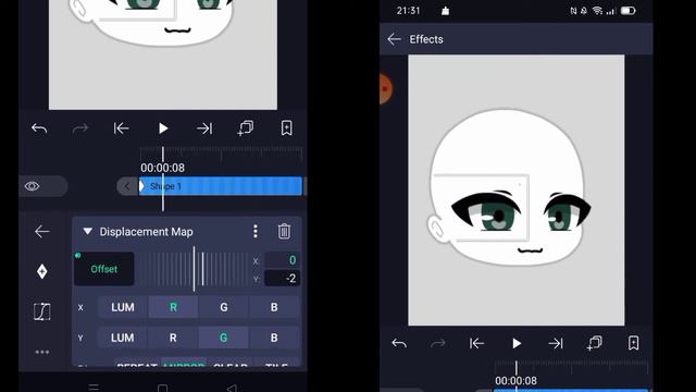 туториал как моргать глазами?! в Alight Motion ч.о смотреть онлайн