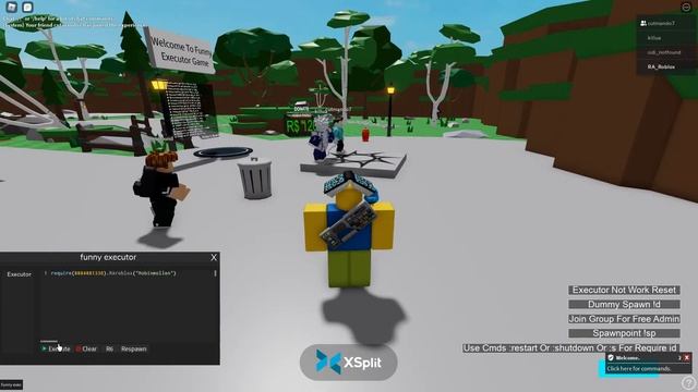Roblox Require Script Funny Executor Game смотреть онлайн