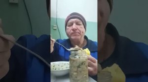 Перекус на вечер маринованные грибы с картошкой