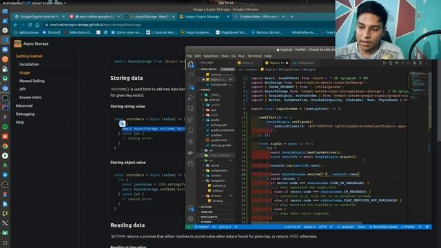 Inicio de sesión con Google | React Native #12 смотреть онлайн
