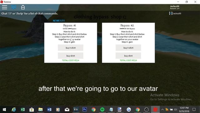 NEW! ROBLOX HOW TO GET BYPASSED SHIRTS WORKING!! 2018!! смотреть онлайн