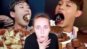 МУКБАНГЕРЫ которые едят СЛИШКОМ МНОГО СЛАДКОГО реакция на асмр и мукбанг