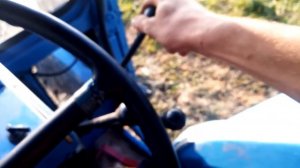 Сгребаю сено на МТЗ-80