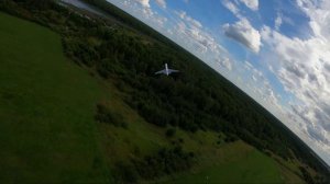 Ил-62+Ту-204 с коптера