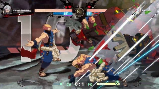 GGST ▰ TY (Chipp) vs FAB (Potemkin). Guilty Gear Strive High Level Gameplay