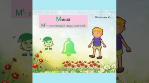 Звуки М М'  буква М. Знакомство Маши и Миши со звуками М М'