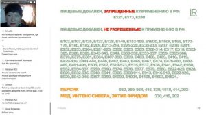 Вебинар: "Помогающая химия: минералы, стабилизаторы, красители, консерванты. Вред или польза?"