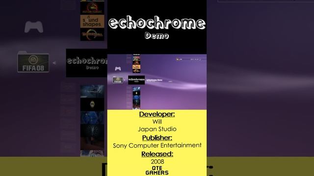 PS3 XMB - Echochrome DEMO