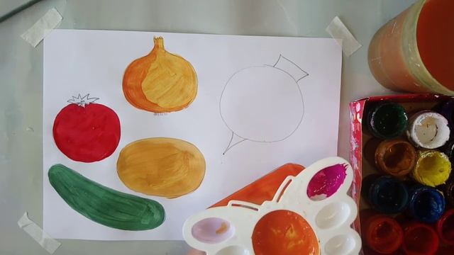 Рисуем овощи смотреть онлайн