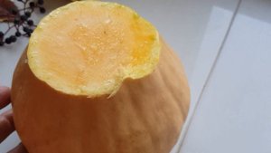 Осенний букет. Вместо вазы тыква