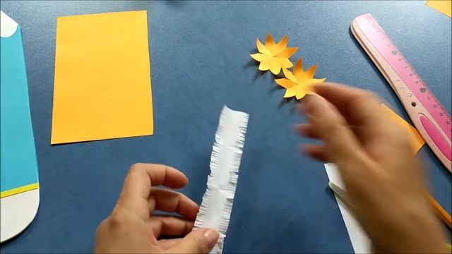 Открытка на день учителя своими руками | Postcard to school teacher DIY смотреть онлайн