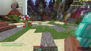 Играем в майнкрафт на сервере mineblaze - SkyWars, BedWars